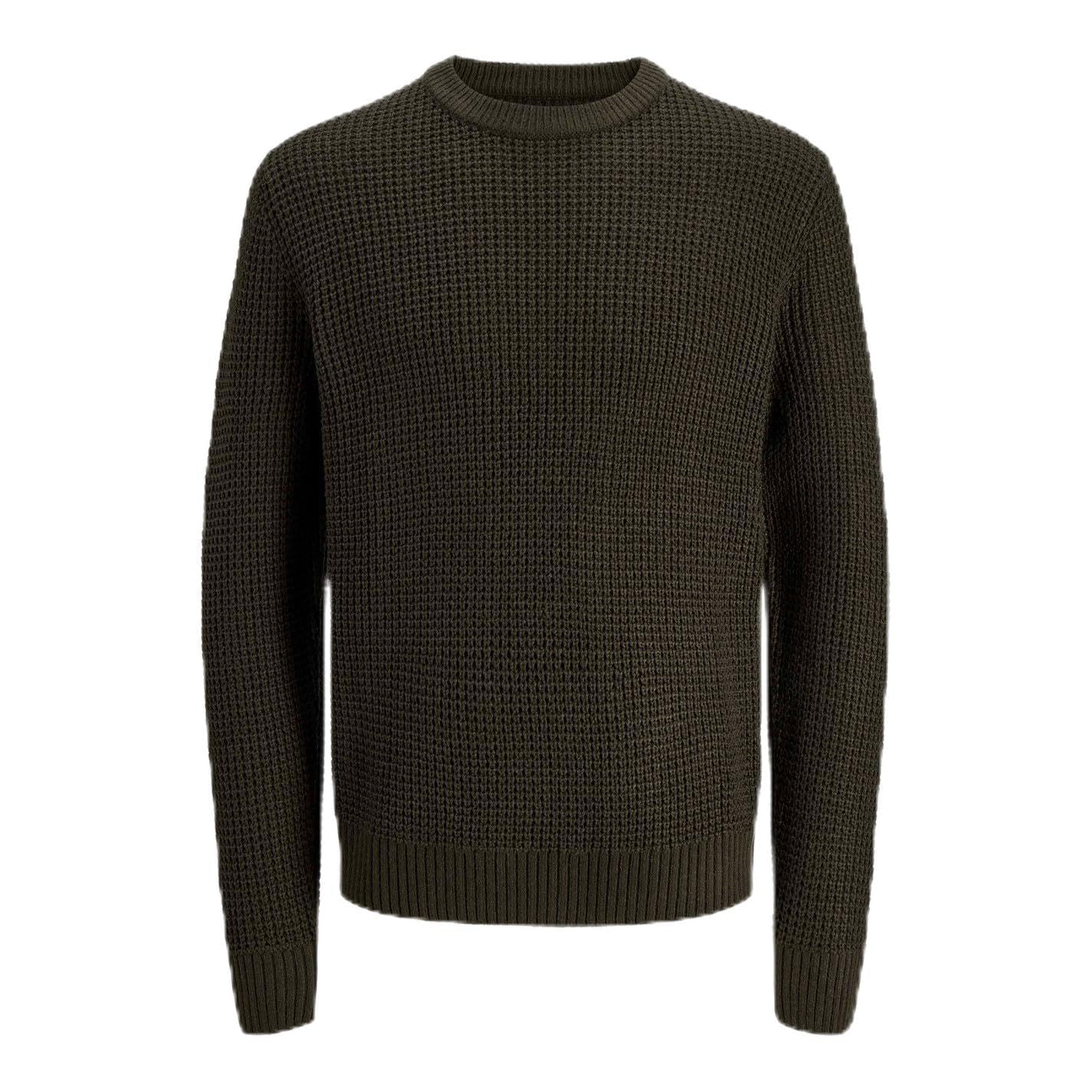Jack & Jones Men's Rosin Global Crew Knitted Jumper M