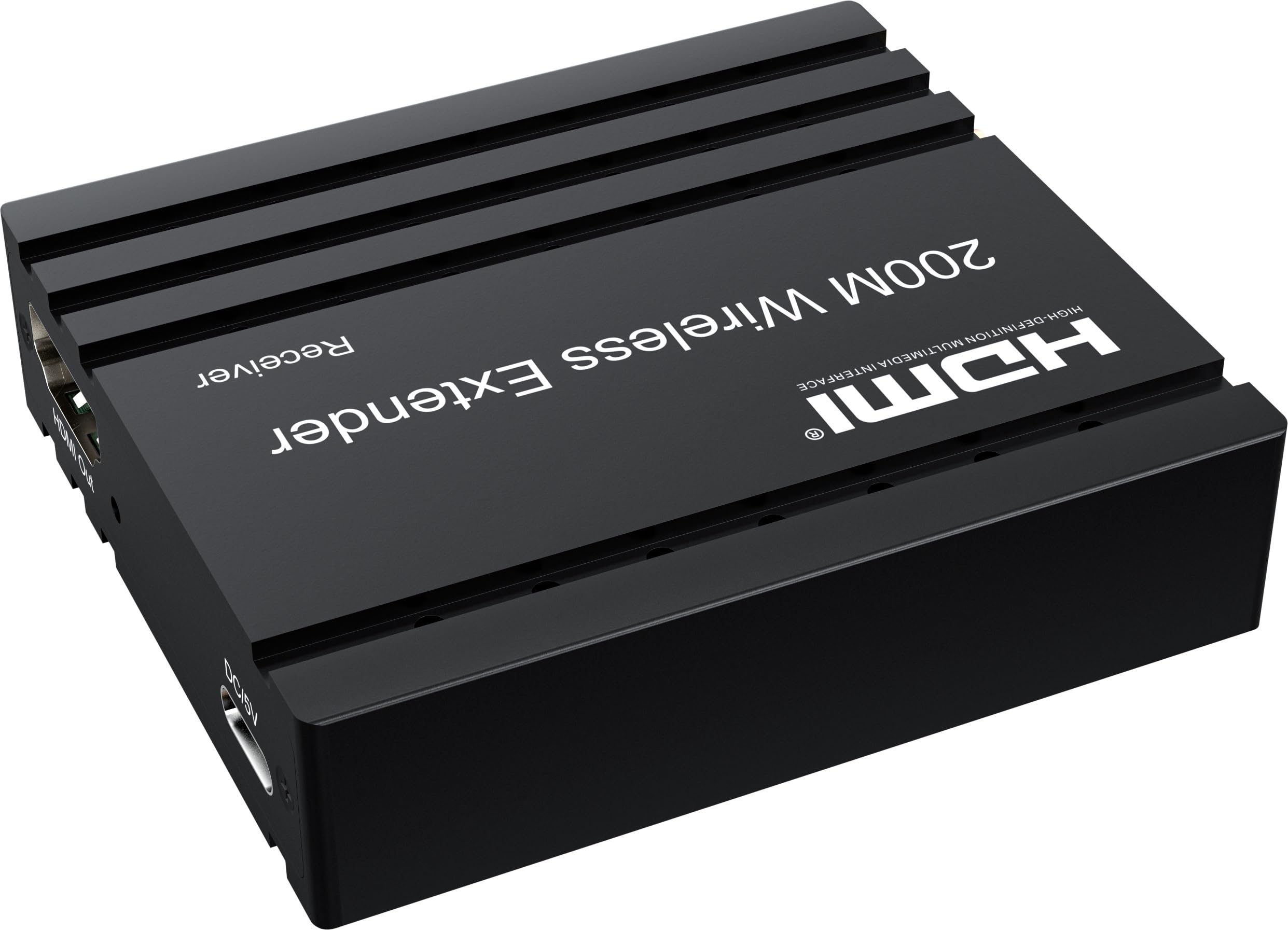 PremiumCord HDMI Extender Wireless Fino a 200 m, Full HD 1080p, HDMI 1.3, HDCP 1.3, Custodia In Metallo