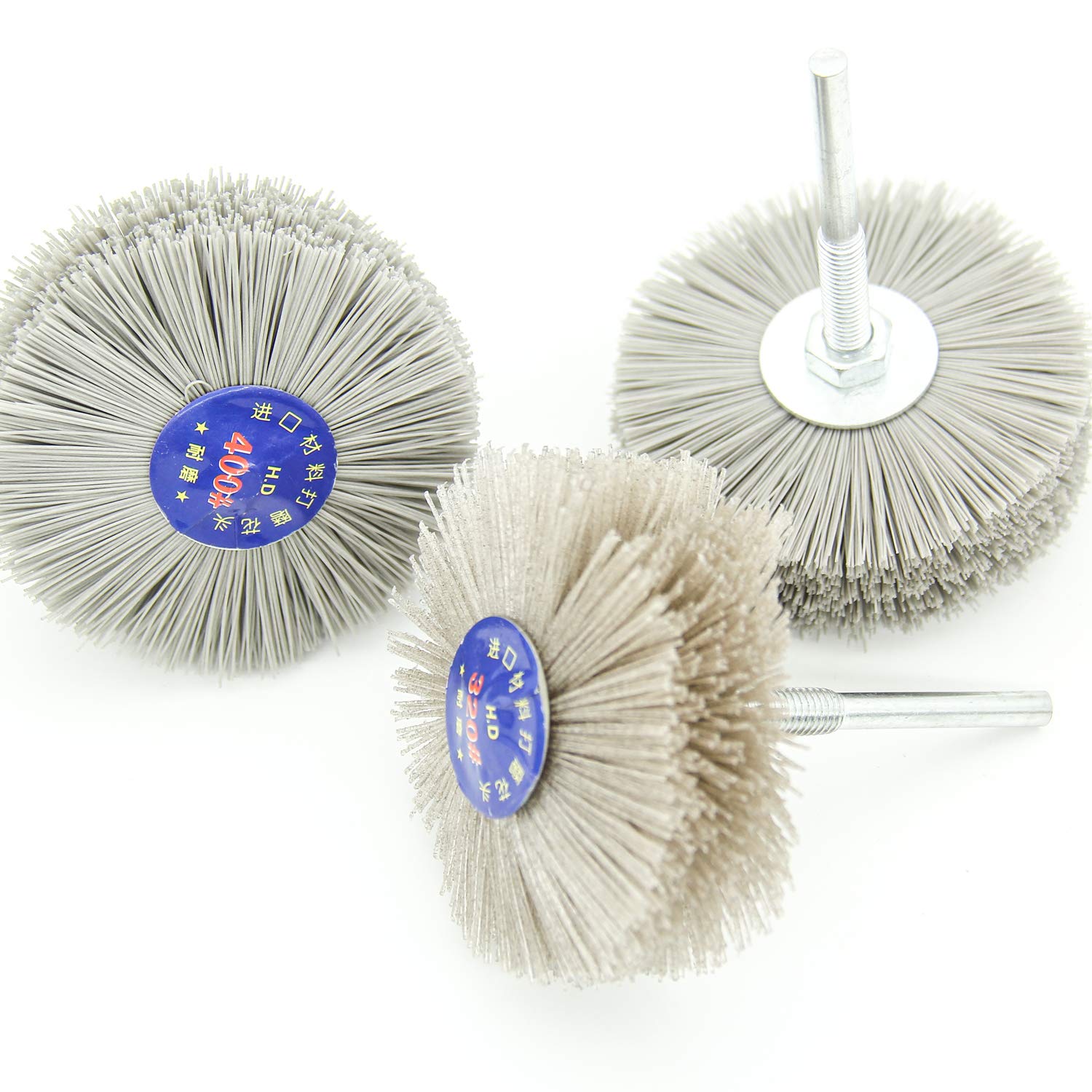 Abrasive Nylon Wheel Brush - Woodworking & Metal Prep -6