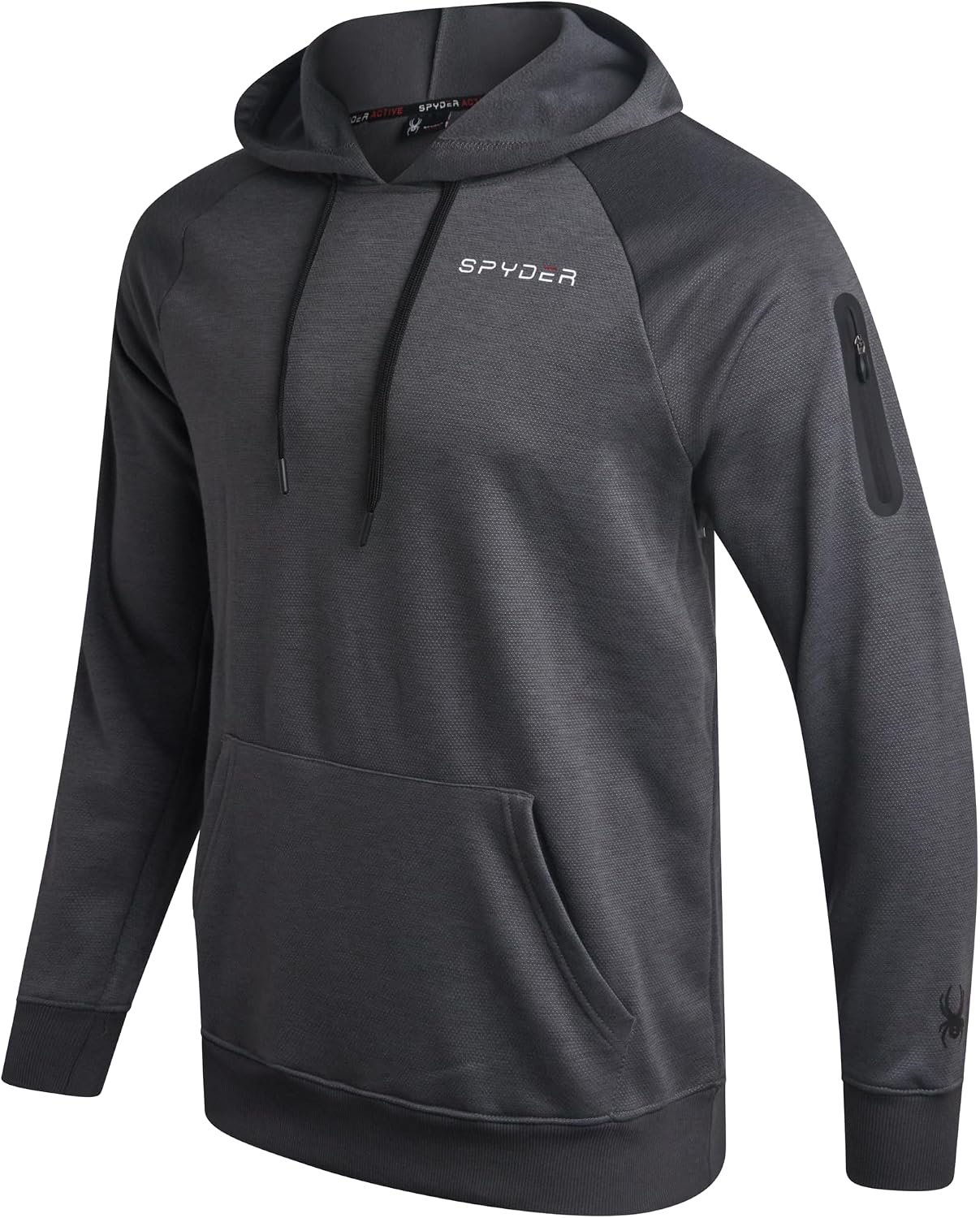 Spyder Mens Quarter Zip Sweatshirt - Lightweight Active Pullover Hoodies for Men - Mens Hoodie for Running Training & Workout