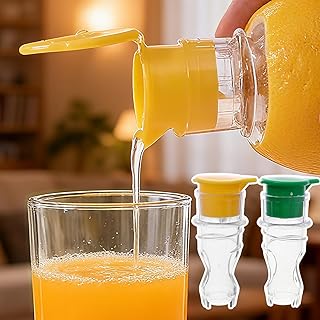 2PCS Lemon-Juicer Plastic Lime Juicer– Compact Juice Extractor Citrus Press with Lid – Squeeze Lime for Cocktails, Drinks