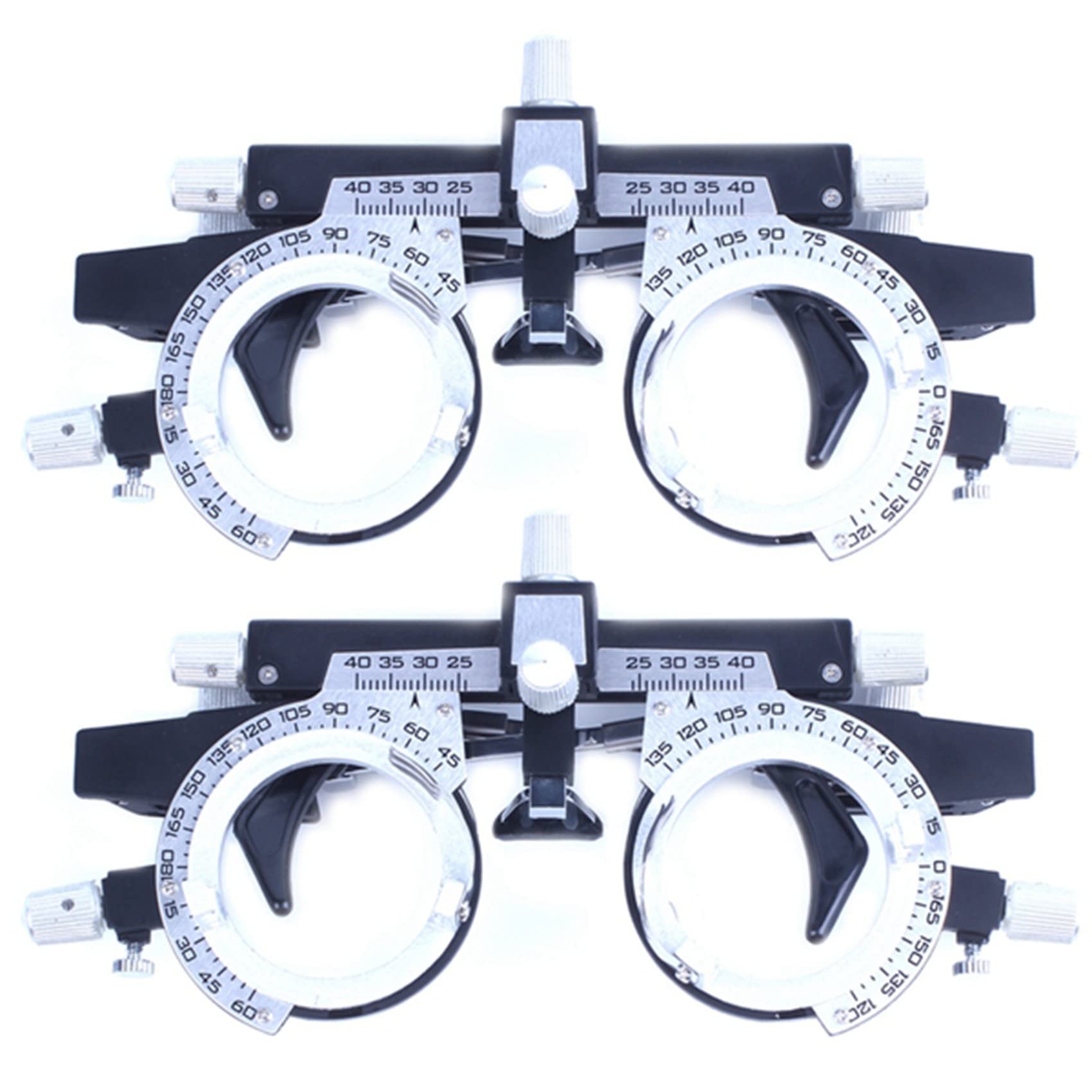 Montura de lentes de prueba ópticas Ruitutedianzi 2X para optometría ocular