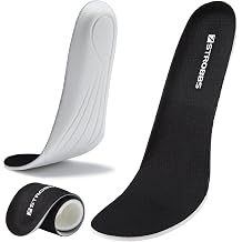 Thin Insoles for Men, Replacement Lightweight Cushion Shoe Inserts, Comfort Shock Absorbing Inner Soles, Soft Shoe Insoles for Work Sneakers Running Shoes, Black,US11-14