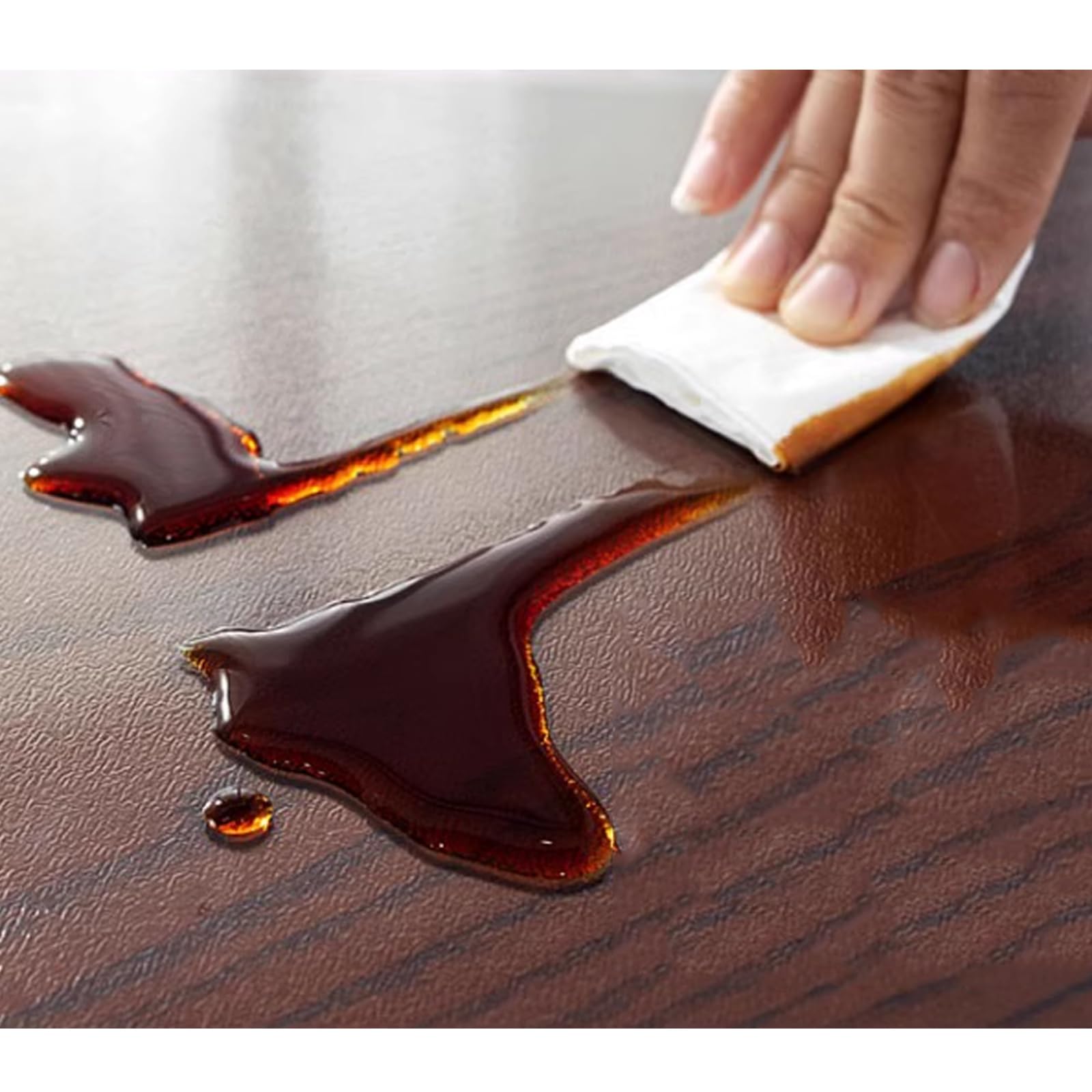 Protector de mesa transparente, tapete de vinilo transparente lavable para cocina y comedor, 40 x 160 cm, película protectora duradera para escritorio