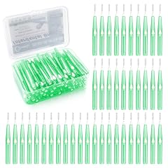 60PCS Floss Brush Adult Interdental Brush Push-Pull Type Tooth Cleaning Tool Soft Toothpick Cleaners Oral Dental Hygiene Brush