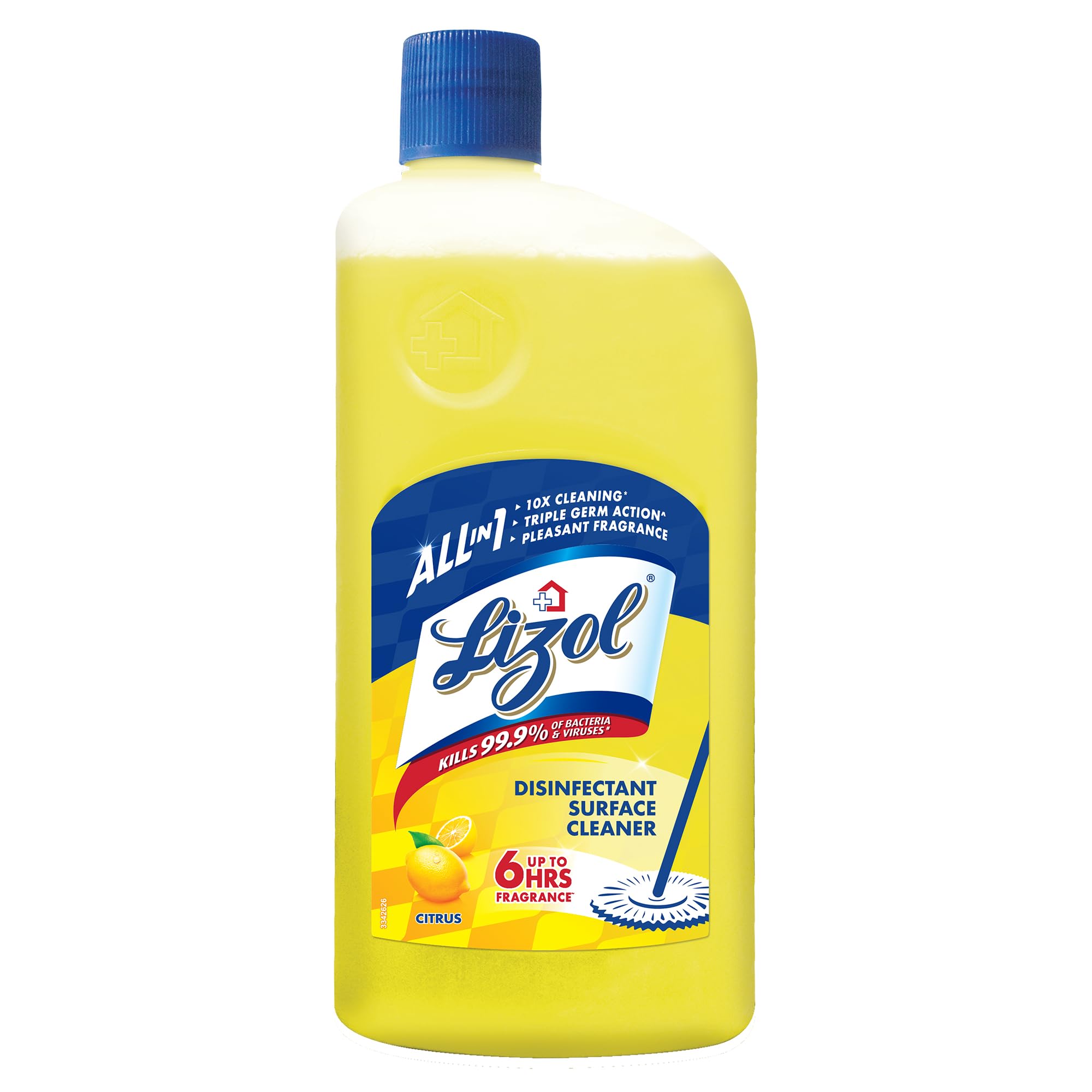 Lizol Disinfectant Surface & Floor Cleaner Liquid, Citrus - 1 Litre | Suitable for All Floor Cleaner Mops | Kills 99.9% Germs| India's #1 Floor Cleaner-image-25