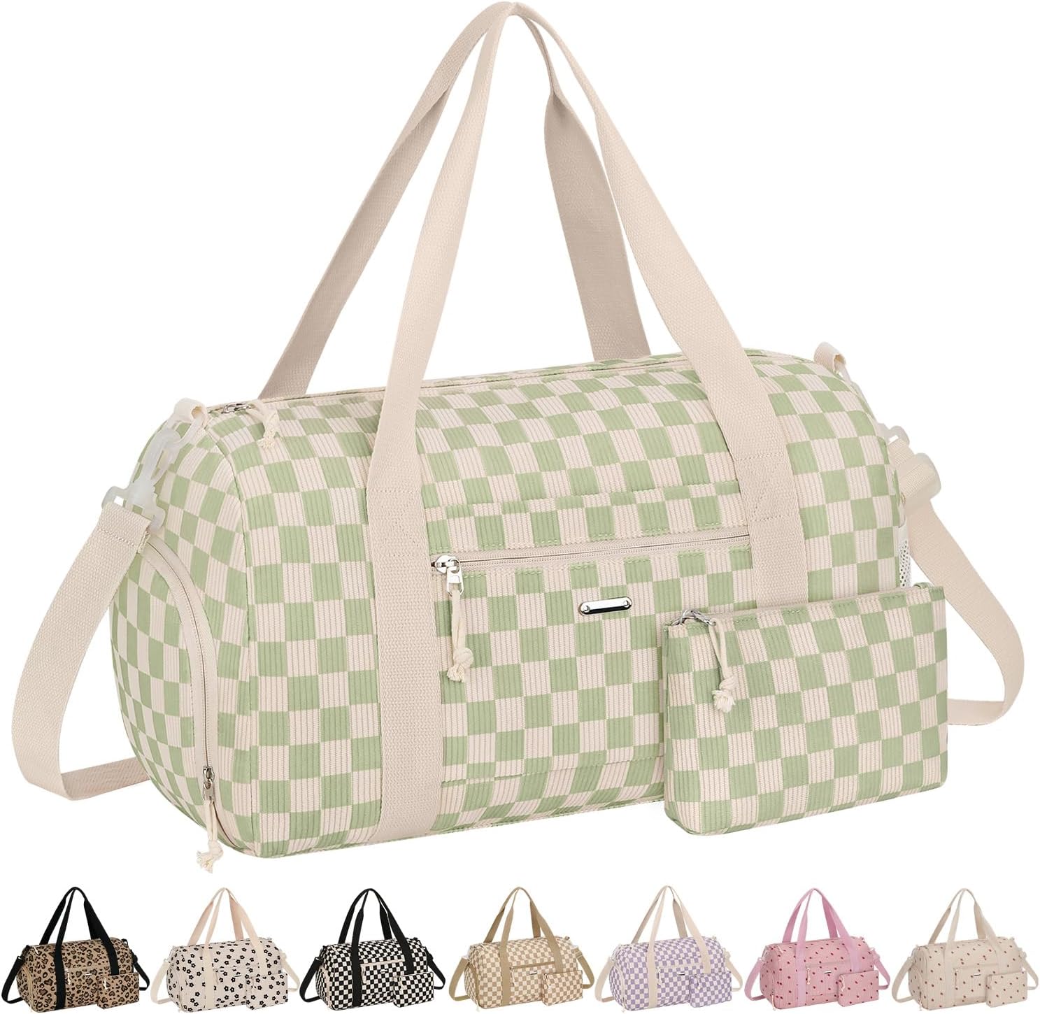 Vankor Gym Bag for Women with Shoe Compartment, Roomy Trendy Cute Dance Bag