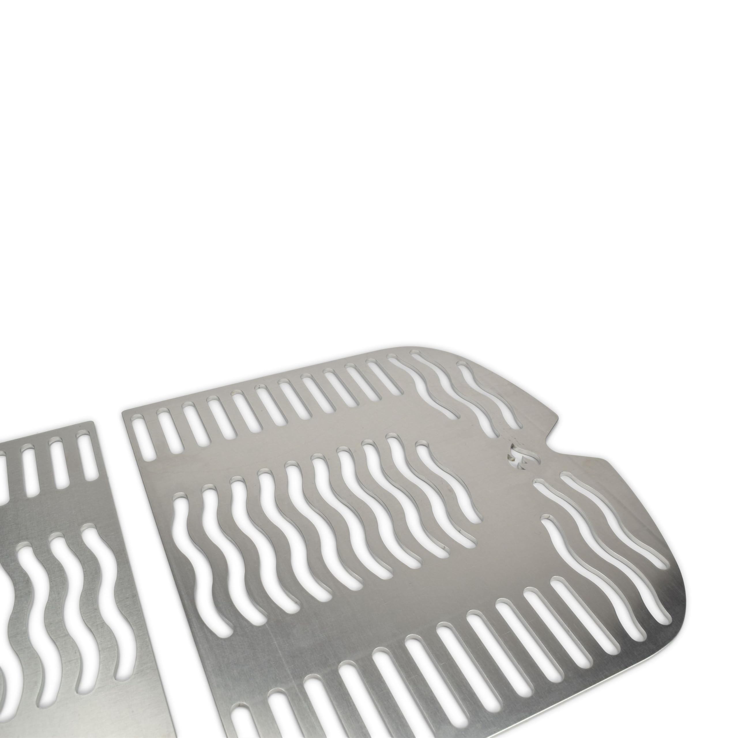 Grillrost.com Das Original Edelstahl INOX Grillroste für Weber Traveler | spülmaschinenfest - Set aus 2 Hälften