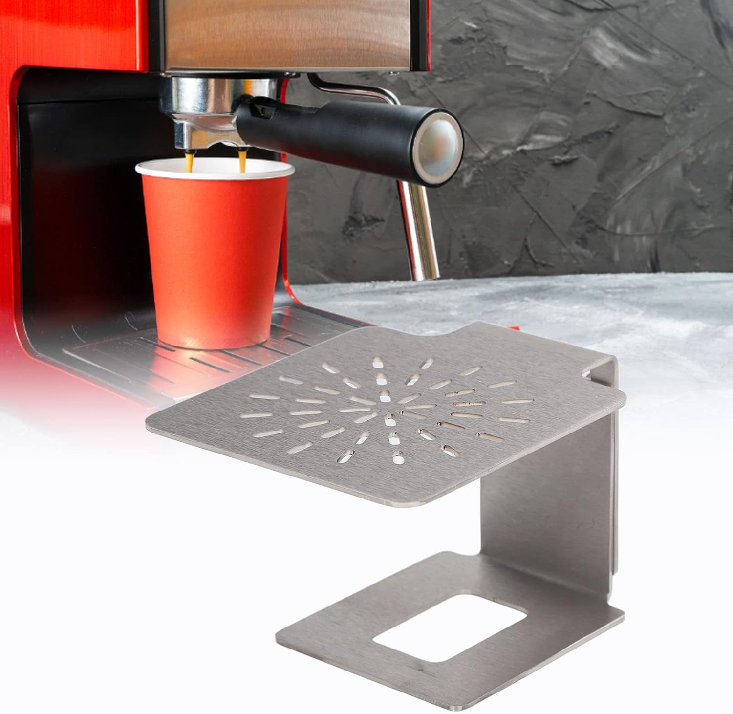 Coffee Weighing Rack, Electronic Scale Rack Stainless Steel Coffee Weighing Stand Adjustable Height Scale Rod for Dormitory Home Cafe Bar