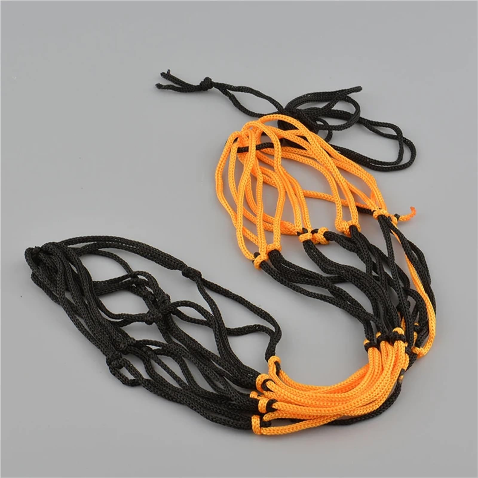10 Stück Schwarze und gelbe Netzbeutel aus Nylon for Volleyball, Basketball, Fußball andere Sportarten, geeignet for den Außenbereich (Standardgröße) für Ball