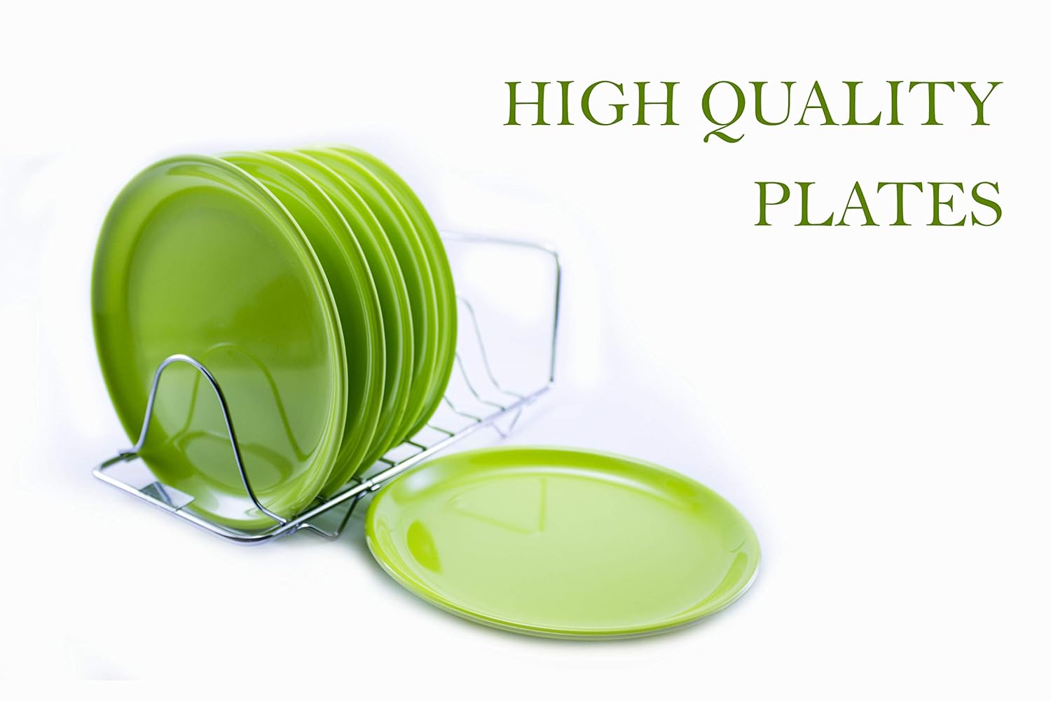 Buy Dwantis Unbreakable & Microwave Oven Safe Round Plastic Half Plate