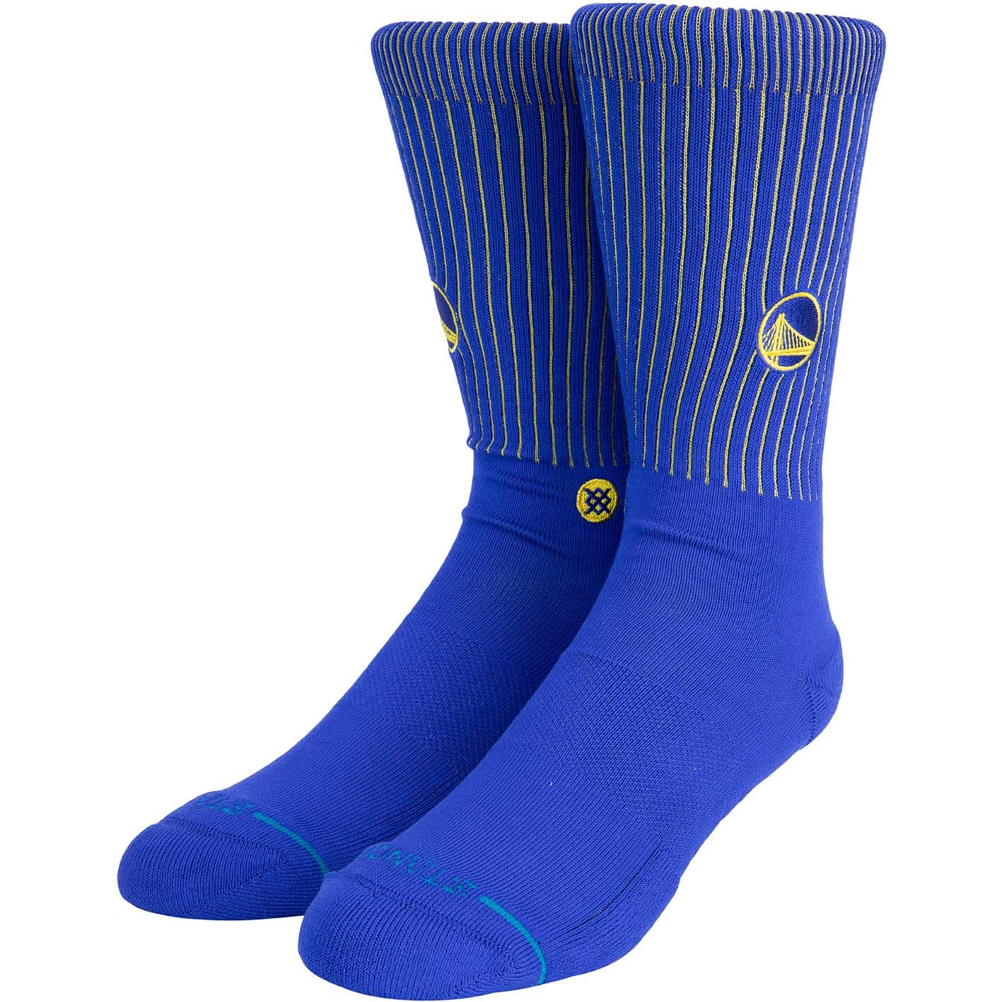 Stance Men's Blue Nba Badged Golden State Warriors Socks (, 43-47)
