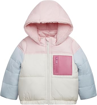 Carters Girls Fleece Lined Puffer Jacket Coat
