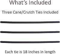 Vista 3 de Crutcheze Soporte para bastones, paquete de 3 unidades, clip flexible para bastones, para andadores, rodillos, scooters, mantiene los bastones al