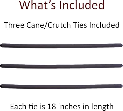 Crutcheze Cane Holder Clip for Walkers, Rollators & Wheelchairs, 3-Pack