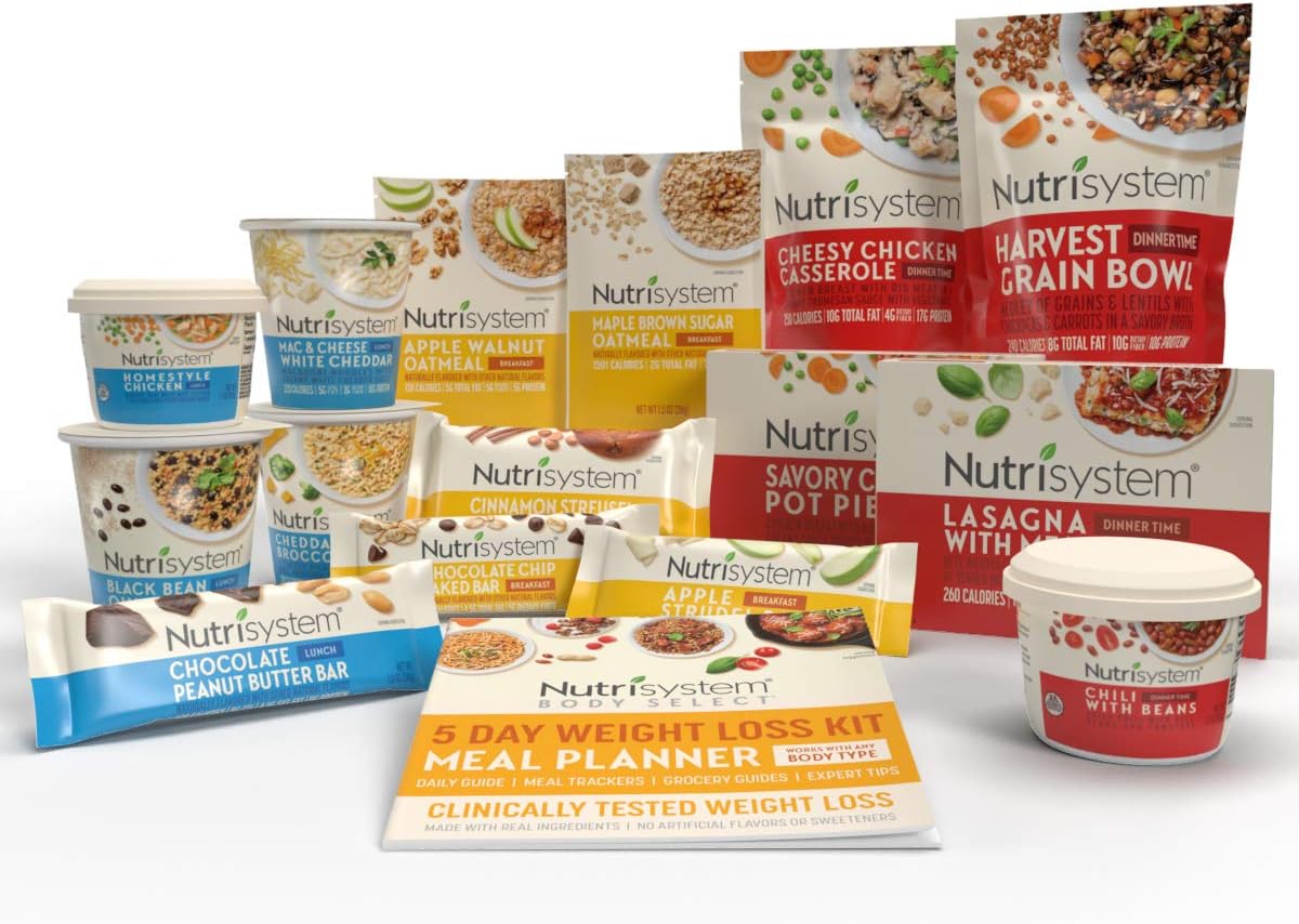 Nutrisystem® Body Select™ Slim Balance 5-Day Weight Loss Kit: Delicious Meals with Balanced Nutrition