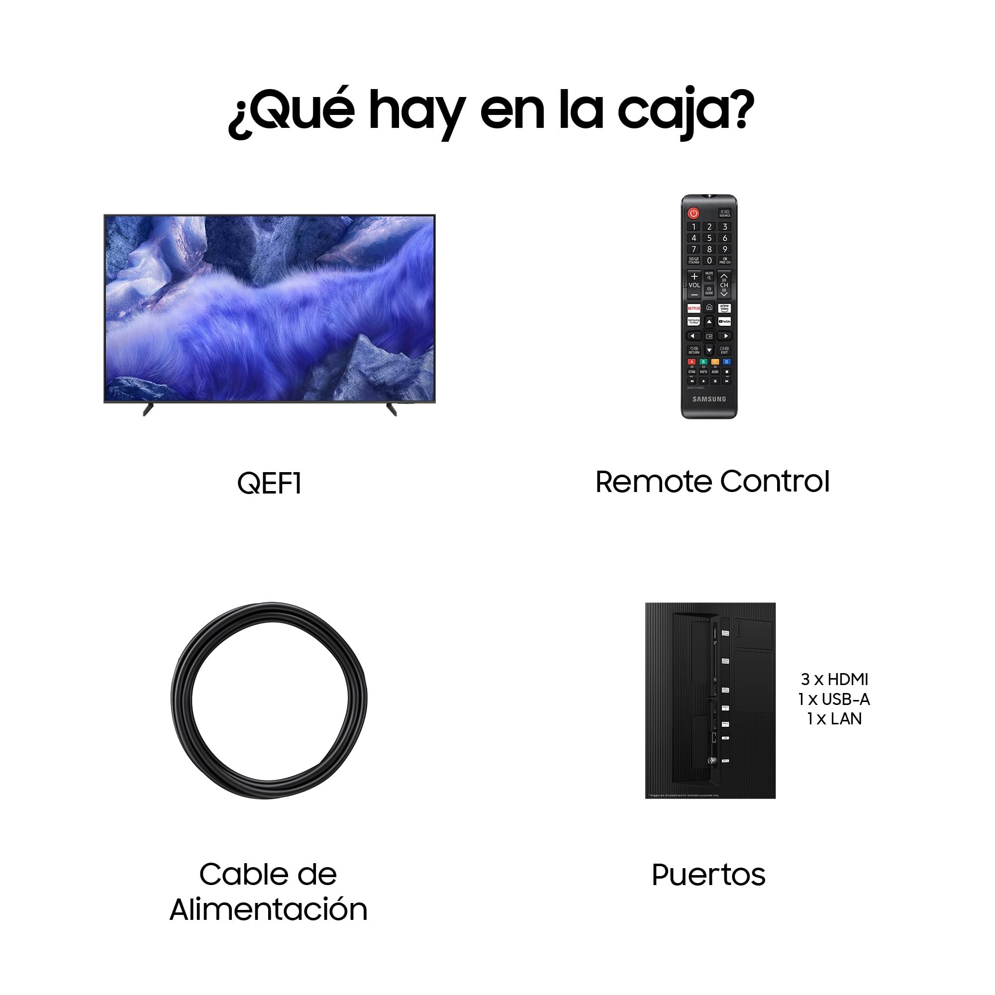 Samsung TV 65 Pulgadas QLED QE1F 4K Smart TV con Vision AI, 100% Volumen de Color con Quantum Dot y más de 500 Canales TV Plus — view 10