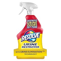 Resolve Urine Destroyer Spray Pet Stain and Odor Remover Carpet Cleaner Solution for Cat and Dog Urine 32