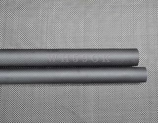 WHABEST OD 20mm - ID 18mm Langth 500mm Matte 100% Full Carbon Composite Material/ 3k Carbon Fiber Tubes/Pipes. Quadcopter Hexacopter. RC Plane/RC DIY Helicopter.
