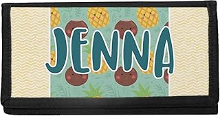 Pineapples and Coconuts Canvas Checkbook Cover (Personalized)