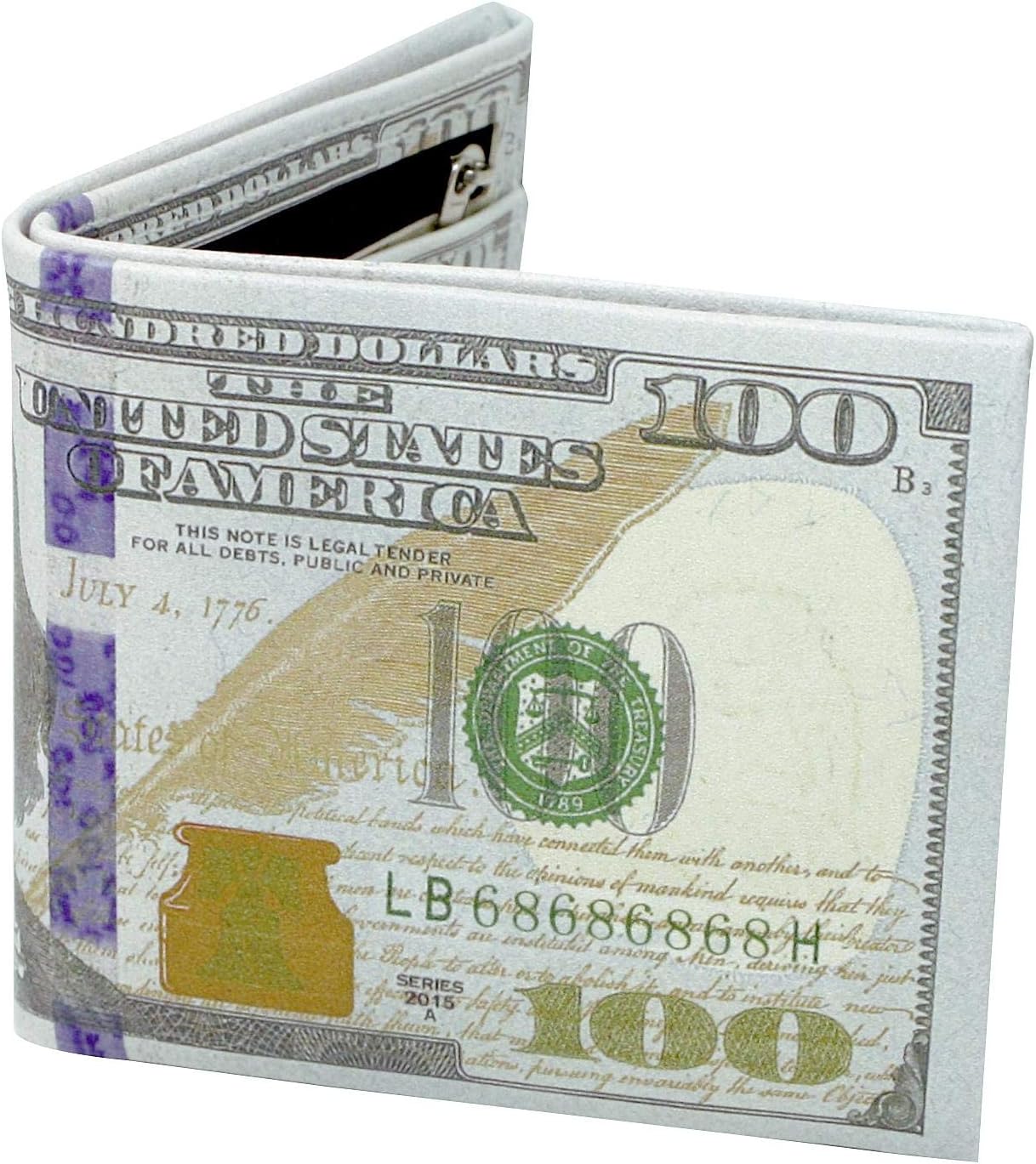 One Hundred Dollar Wallet $100 Bill