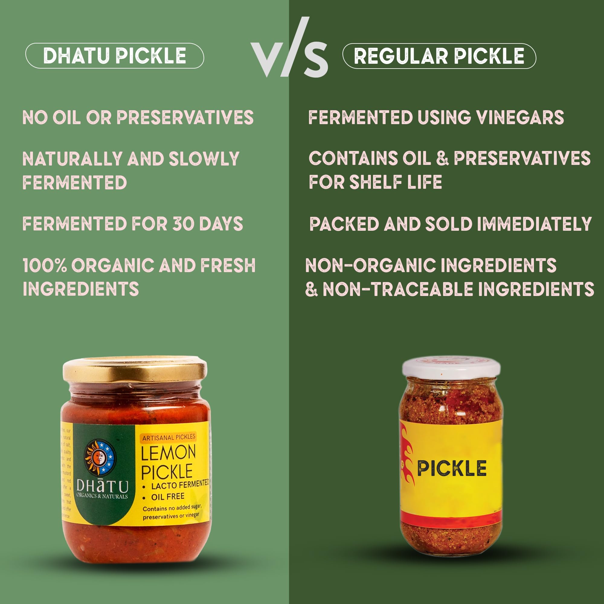 Dhatu Organics & Naturals Probiotic Lemon Pickle - 250 g (Pack of 2) - Image 6 thumbnail