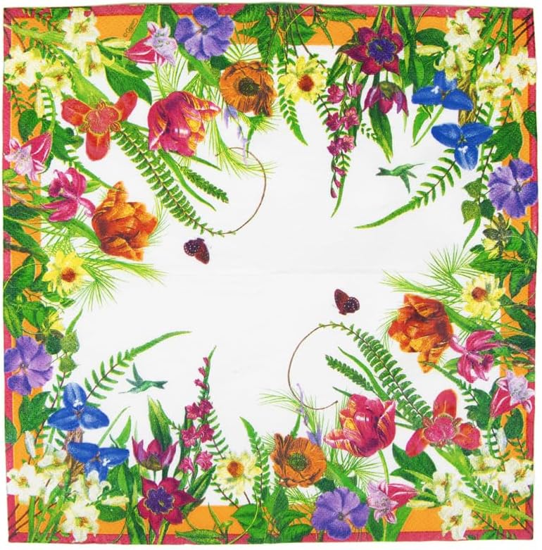 Caspari La Dolce Vita Cocktail Napkins - 20 Per Package