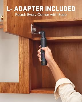 Fanttik S2 Pro Max Electric Screwdriver, Cordless Screwdriver Set | 7 Torque, 0.5 to 6N.m, 16 Magnetic Bits, 1/4''Hex Shank, with Separate 90 Angle Adapter for Tight Space and Household DIY