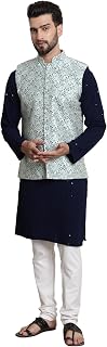 Sojanya (Since 1958 Men'S Pure Cotton Kurta And Pyjama With Nehrujacket