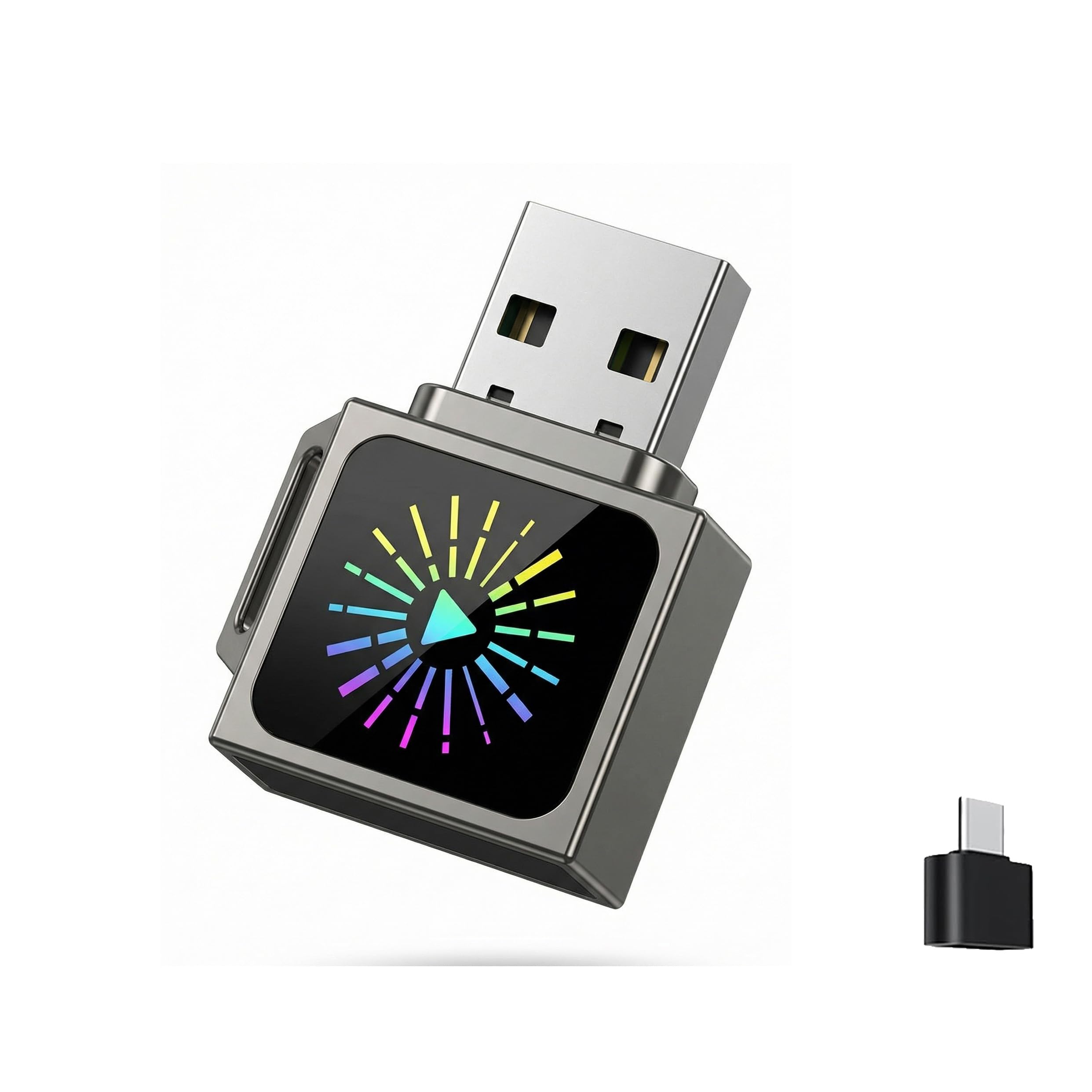 Wireless CarPlay Adapter & Wireless Android Auto Adapter 2-in-1, Requires Factory Wired CarPlay/Android Auto, WiFi 6, Mini Silver Metal Dongle, USB-A Plug & Play, iOS 10+ / Android 11+-image-18