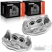 A-Premium Front Disc Brake Caliper Assembly Pair for Toyota Tundra 2007-2015 Sequoia 2008-2015 Driver Passenger Side