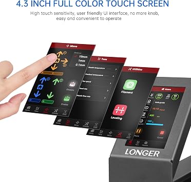 Longer LK5 Pro 3D Printer with Dual Z-Axis Upgrade, 4.3 Color Touch Screen, Silent Motherboard, Large Print Size 11.8x11.8x15.7, Fully Open Source, Filament Run-Out Detection