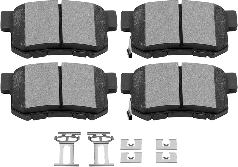 Pastilhas de freio traseiras cerâmicas SCITOO D536 – jogo com 4 unidades