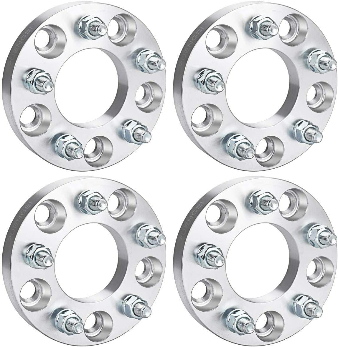 5x4.75 to 5x100 Wheel Adapters 1.25 Inch Use 5x100 Wheels On 5x4.75 Cars 12x1.5 Grade 12.9 Studs Set of 4