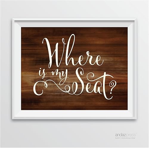 Miniatura 31 de Andaz Press Letreros para fiesta de boda, impresión de madera rústica, 8.5 x 11 pulgadas, The Hangover Only Lasts a Day But the Memories Last a