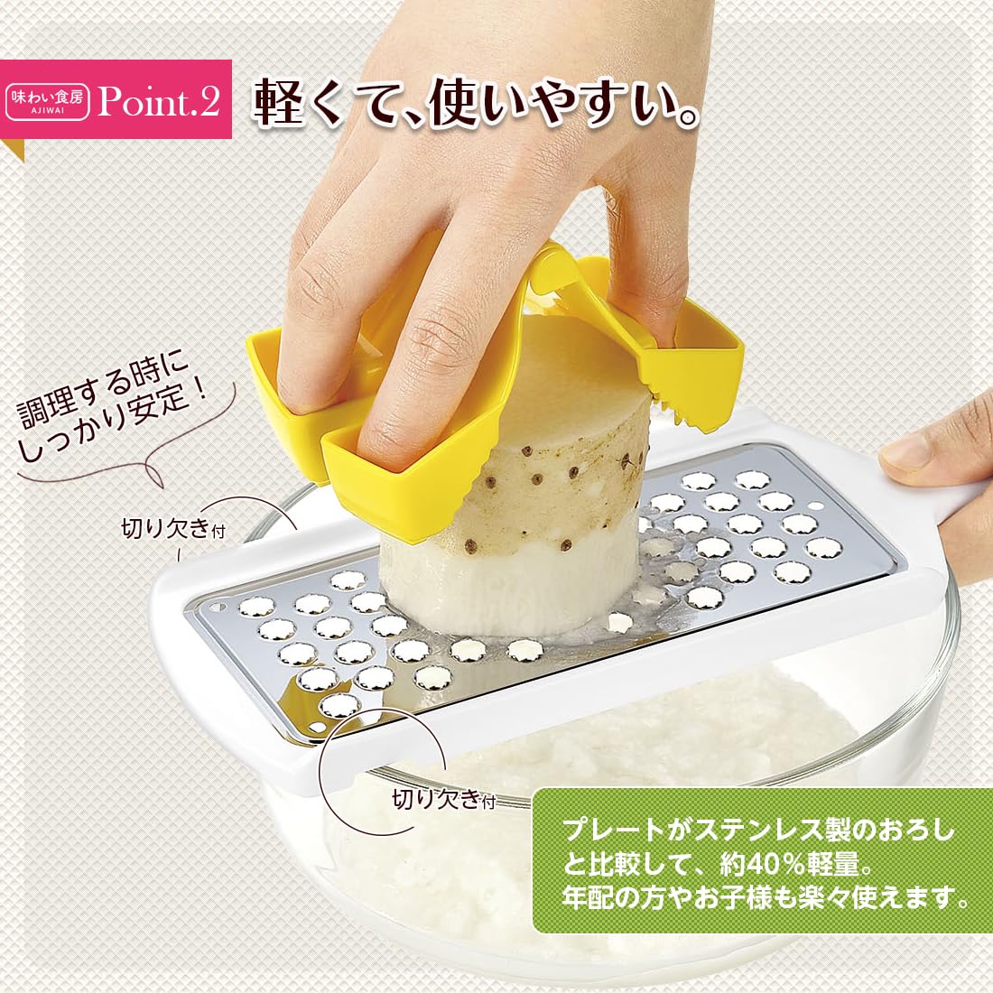 Amazon｜下村工業 味わい食房 チタンおろし 食洗機 対応 ATO-738