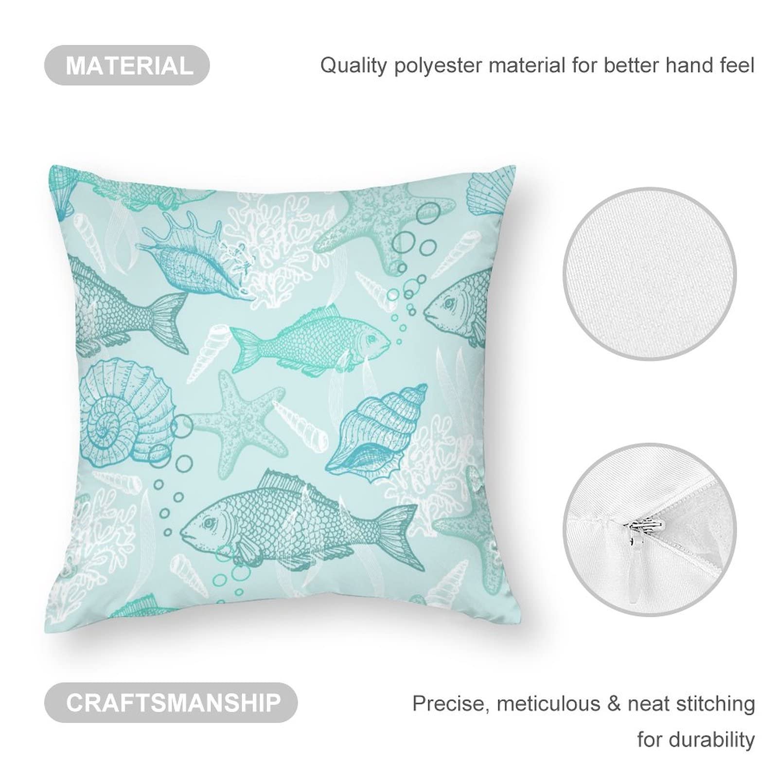 Federa per cuscino queen size, dimensioni standard, 50,8 x 76,2 cm, in