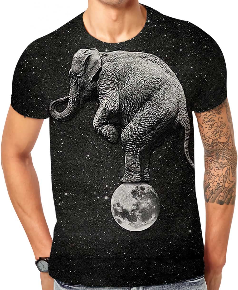 CndeyikeMen's Graphic T Shirts - Soft Fitted Cool Design Graphic Tees