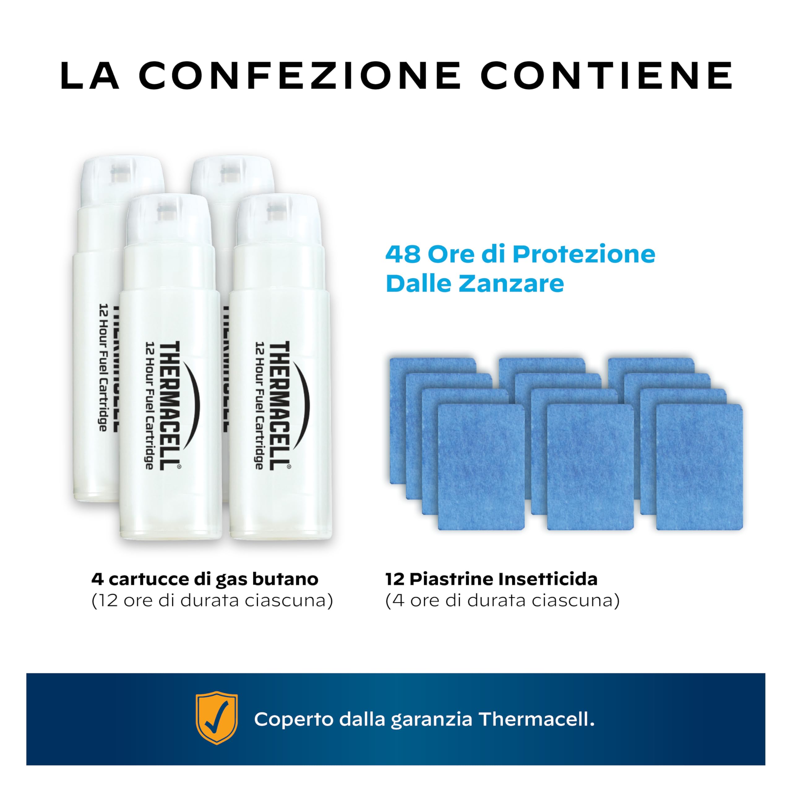 Thermacell Ricarica 48 Ore - 4 Cartucce Di Gas Butano + 12 - Foto 5
