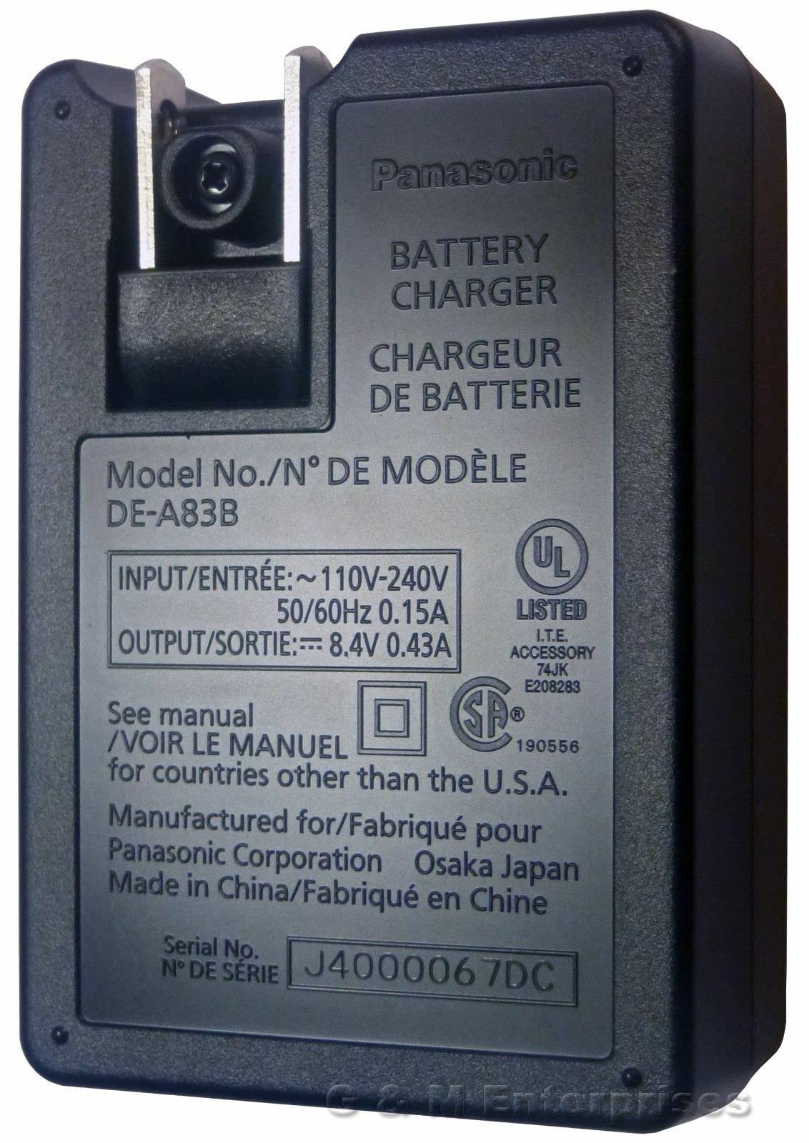 Caricatore Dual USB Per Batterie Panasonic DMW-BMB9E - Ricarica 2 Batterie Contemporaneamente - Foto 8