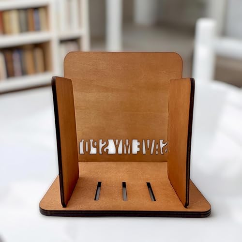 Miniatura 6 de Soporte para libros con mini-biblioteca de libros, regalo perfecto para amantes de los libros, accesorios únicos para libros, soporte para páginas