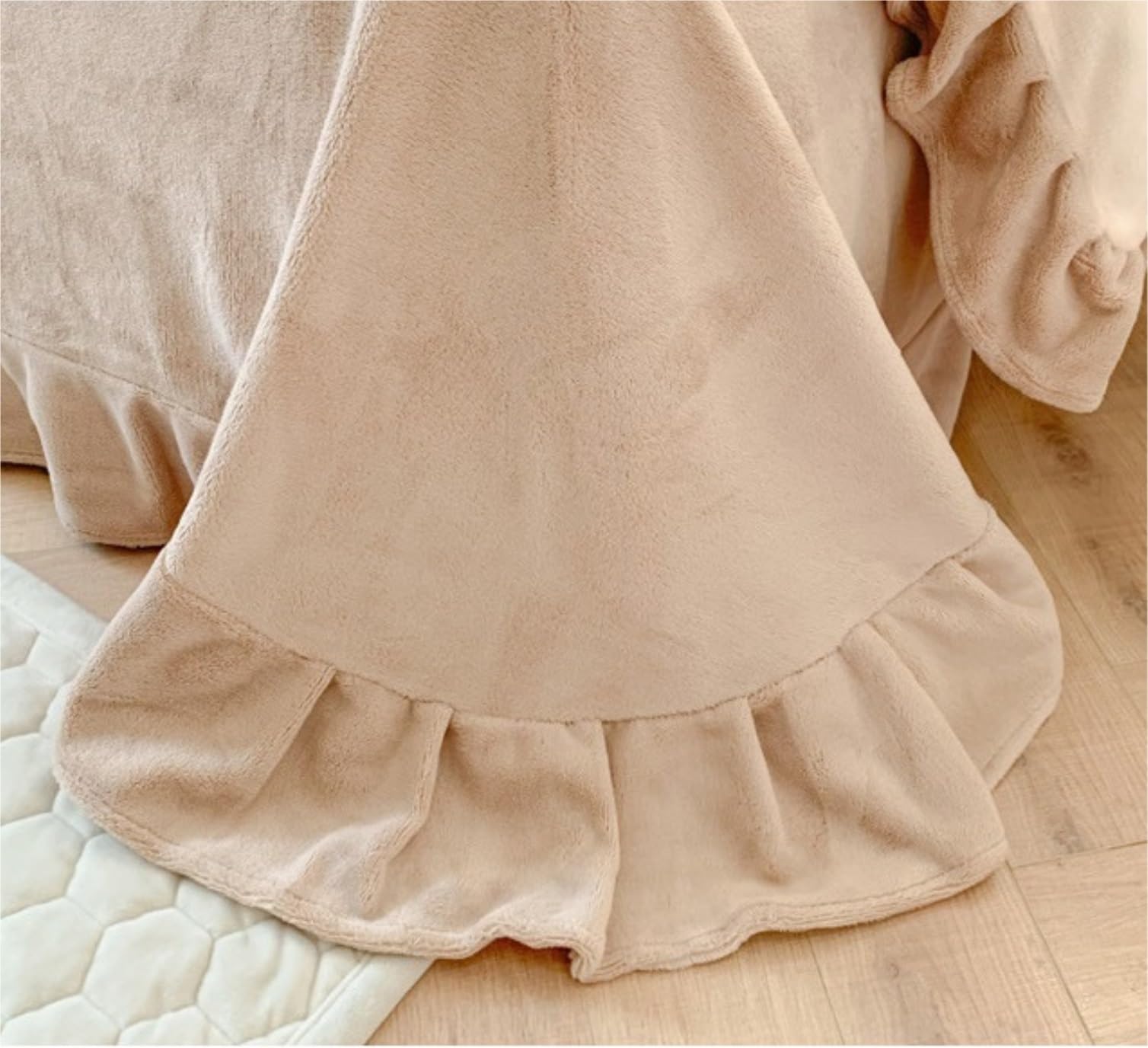 Juego Sabanas Juegos De Ropa De Cama Suave Juego De Funda De Edredón De Terciopelo De Leche para Cama Doble Juego Cálido De Invierno De 4 Piezas Juego De SáBanas(Bruin,1.5/1.8m Bed)