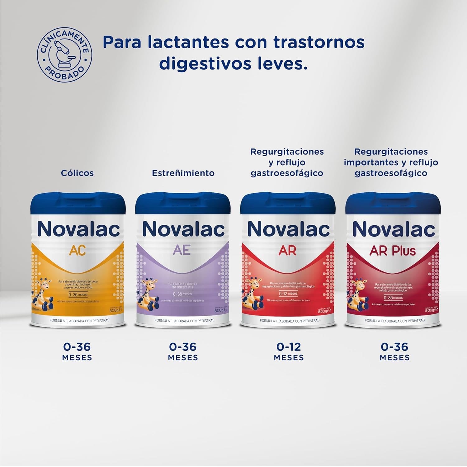 Novalac AR Plus Leche en Polvo para Regurgitaciones Reflujo Gastroesofágico 800 g