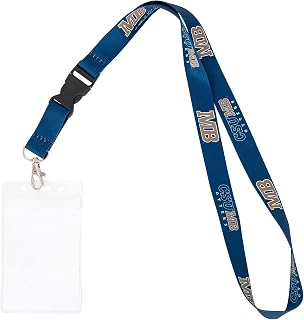 Desert Cactus Cal State Monterey Bay University Lanyard California Otters CSUMB Car Keys College ID Badge Holder Keychain Detachable Breakaway Snap Buckle (w/Pouch Blue)