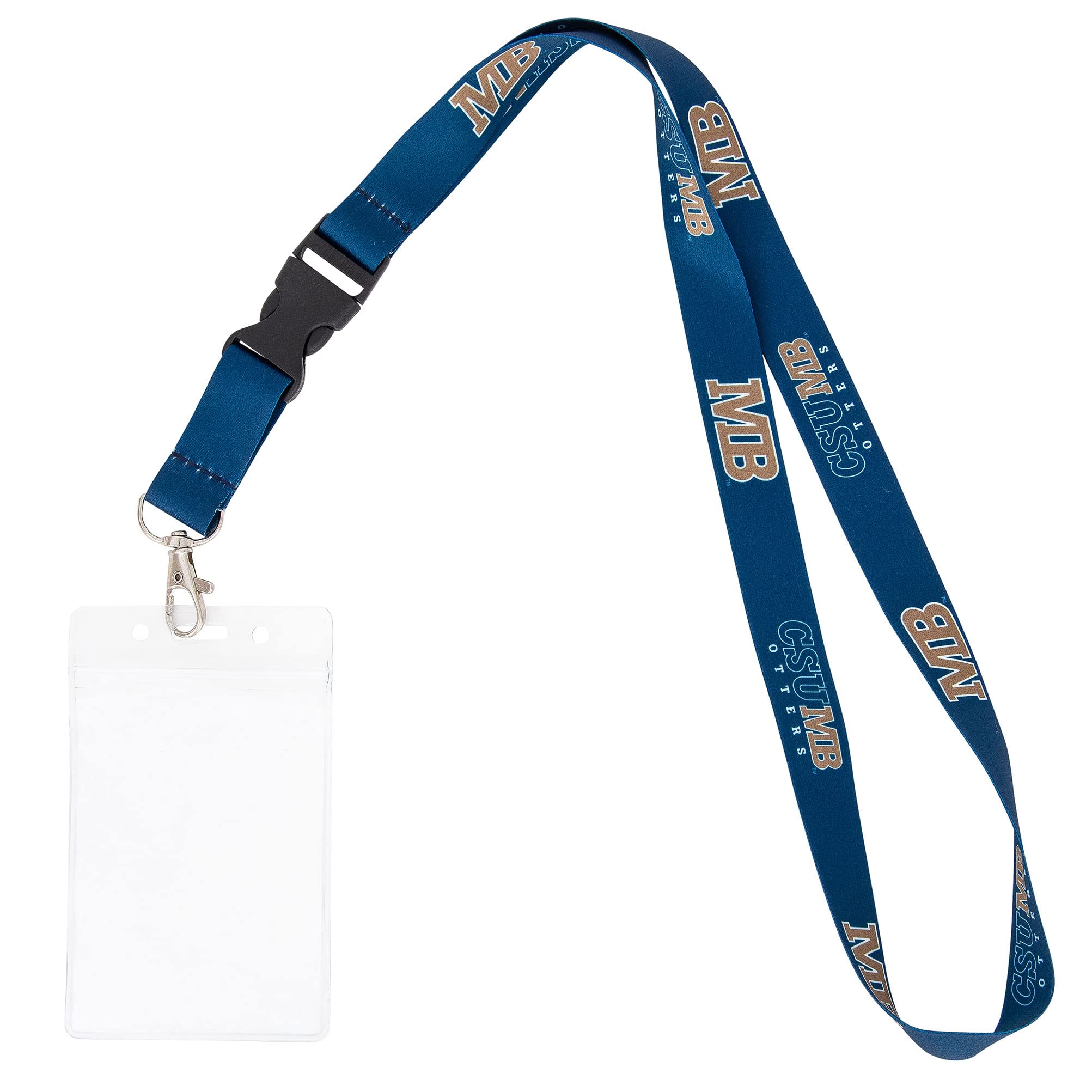 Desert Cactus Cal State Monterey Bay University Lanyard California Otters CSUMB Car Keys College ID Badge Holder Keychain Detachable Breakaway Snap