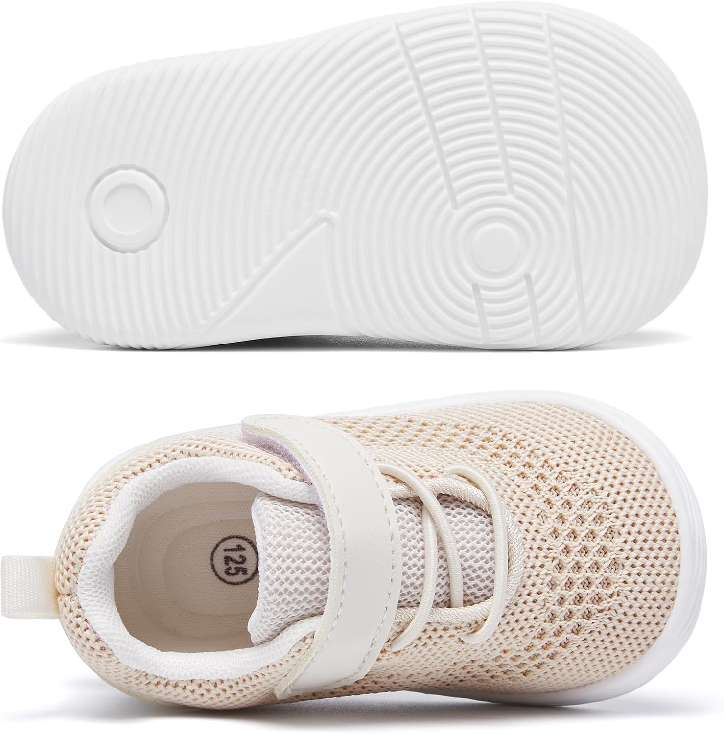 MORENDL Toddler Sneakers Baby Boys & Girls Barefoot Shoes Lightweight Breathable Walking Running Tennis Athletic Sport Shoes - Image 4