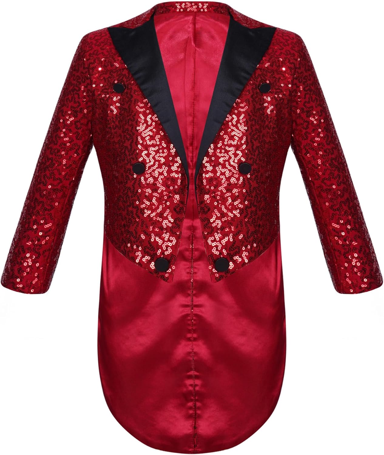 Giacca Frac Da Cerimonia Per Bambino Con Paillettes - Elegante Per Matrimoni E Eventi - Foto 3