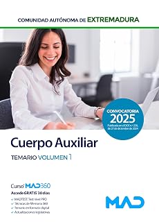Cuerpo Auxiliar de la Administración. Temario Volumen 1 Comunidad Autó