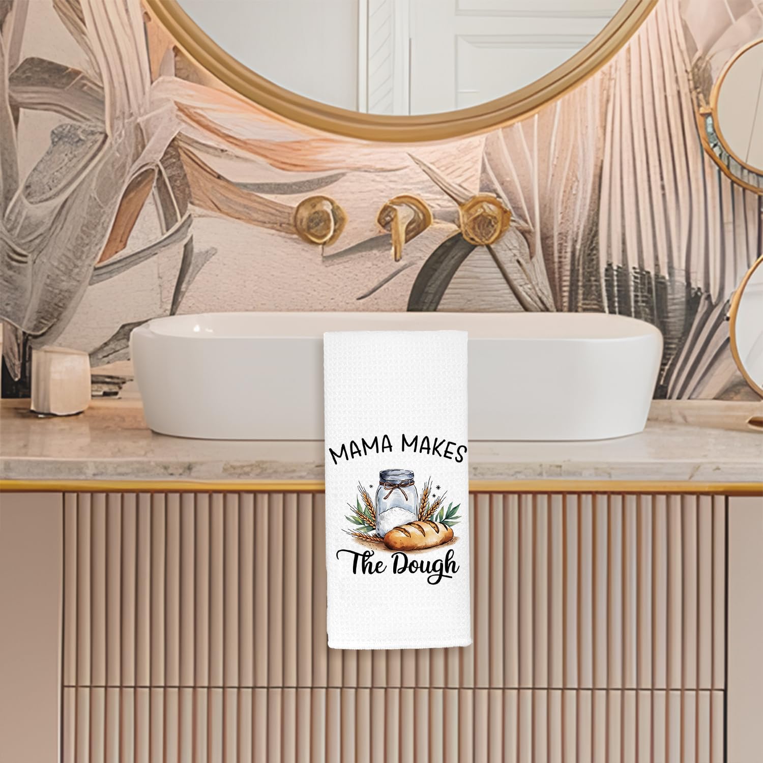 Funny Sourdough Bread Kitchen Towels,Baking Bakers Gifts for Women Hand Towel,Mom Gifts from Son Daughter,Mama Gift Dish Tea Towels for Kitchen,Gift for People Who Love Baking 16x24 Inch