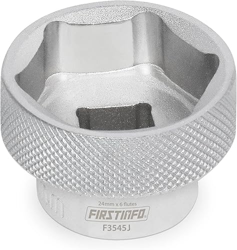 Miniatura 1 de FIRSTINFO - Llave de filtro de aceite hexagonal de perfil bajo de 0.945in para carcasas de filtro de aceite BMW, GM y Opel, herramienta de